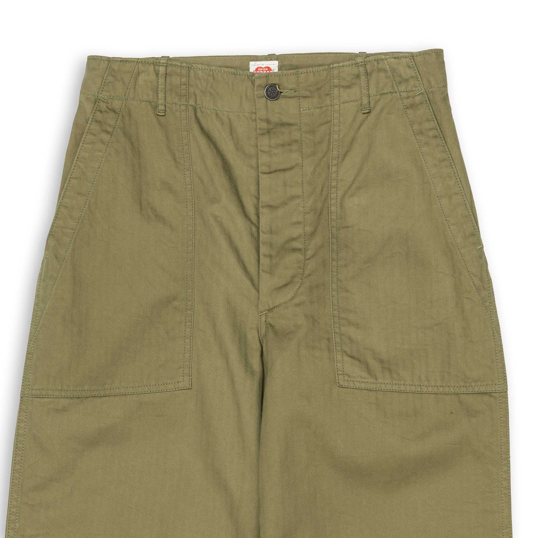 Allevol Baker Pants Olive-Trousers-Clutch Cafe