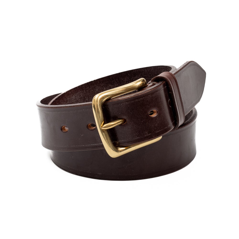 Allevol Broadway Belt Chestnut/Brass-Belt-Clutch Cafe