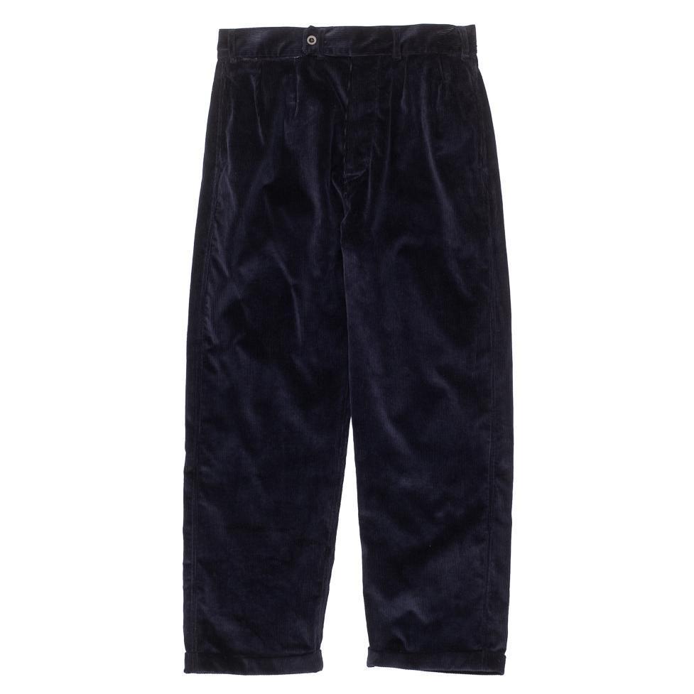 Allevol Brunell Brisbane Moss Corduroy Dark Navy-Trousers-Clutch Cafe