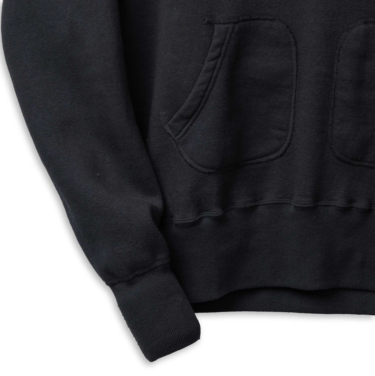 Allevol Easy 'Afterhood' Hooded Sweatshirt Black-Hooded Sweatshirt-Clutch Cafe