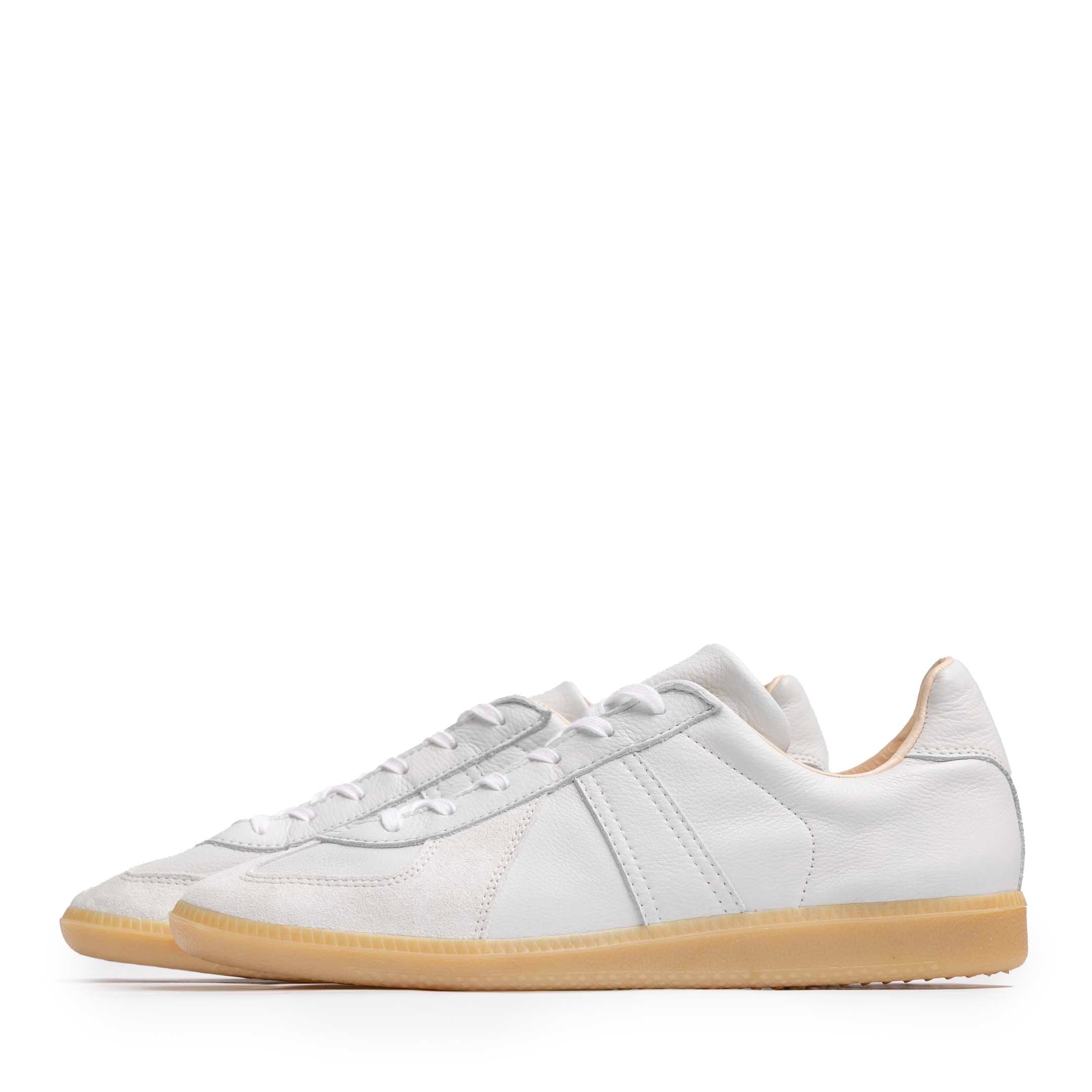 Allevol German Army Trainer (GAT) Sneaker White-Sneaker-Clutch Cafe