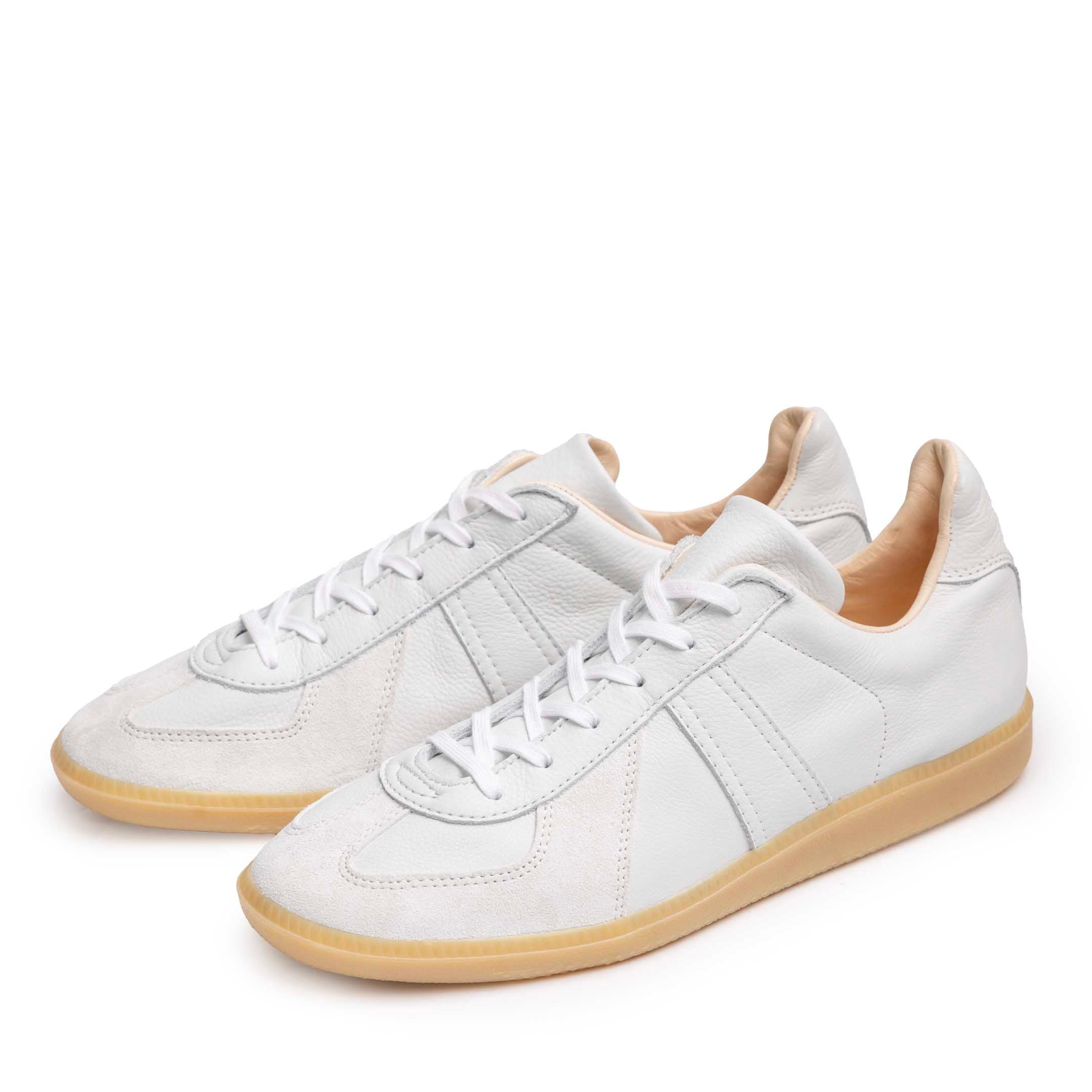 Allevol German Army Trainer (GAT) Sneaker White-Sneaker-Clutch Cafe