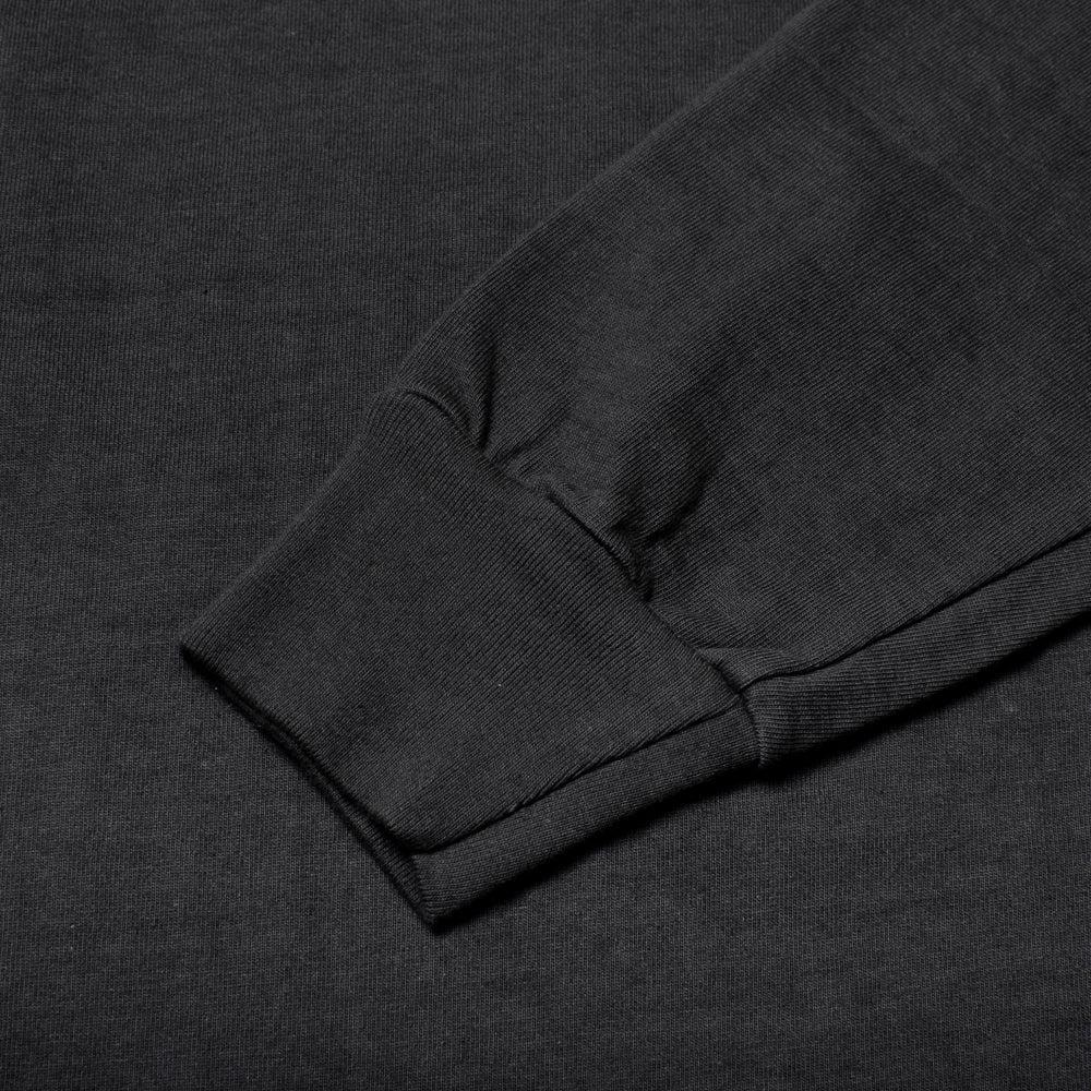 Allevol Heavy Duty Crew Neck L/S T-Shirt Black-T-Shirt-Clutch Cafe