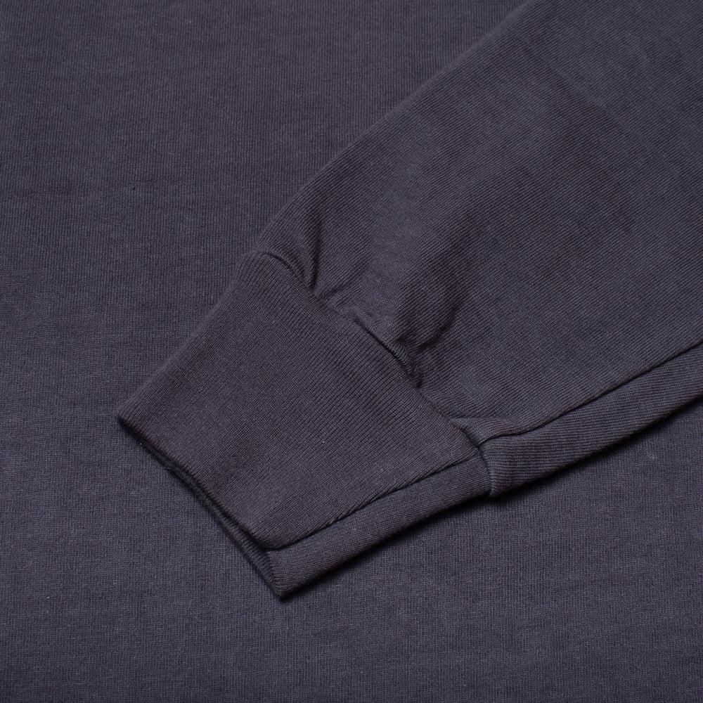 Allevol Heavy Duty Crew Neck L/S T-Shirt Navy-T-Shirt-Clutch Cafe