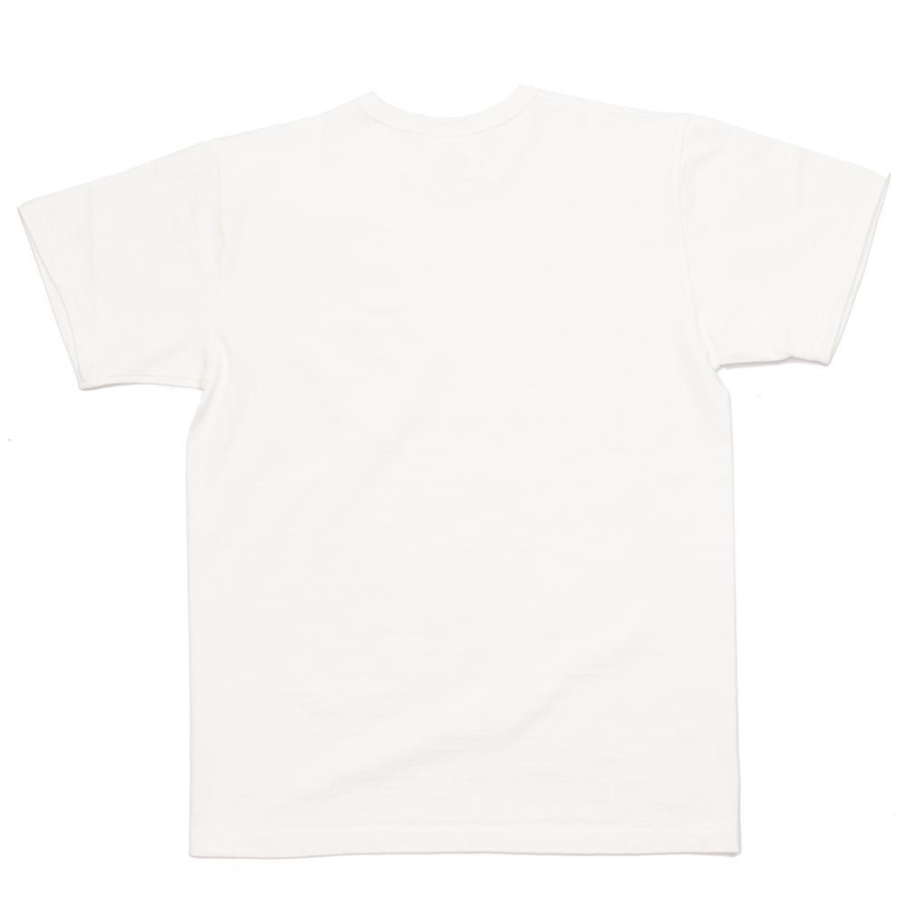 Allevol Heavy Duty Crew Neck Square Pocket T-shirt White-T-shirt-Clutch Cafe