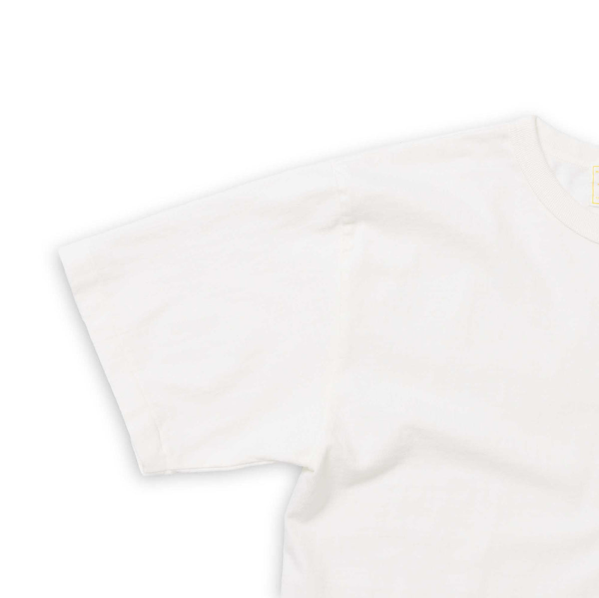 Allevol Heavy Duty Crew Neck T-shirt Cropped White-T-shirt-Clutch Cafe