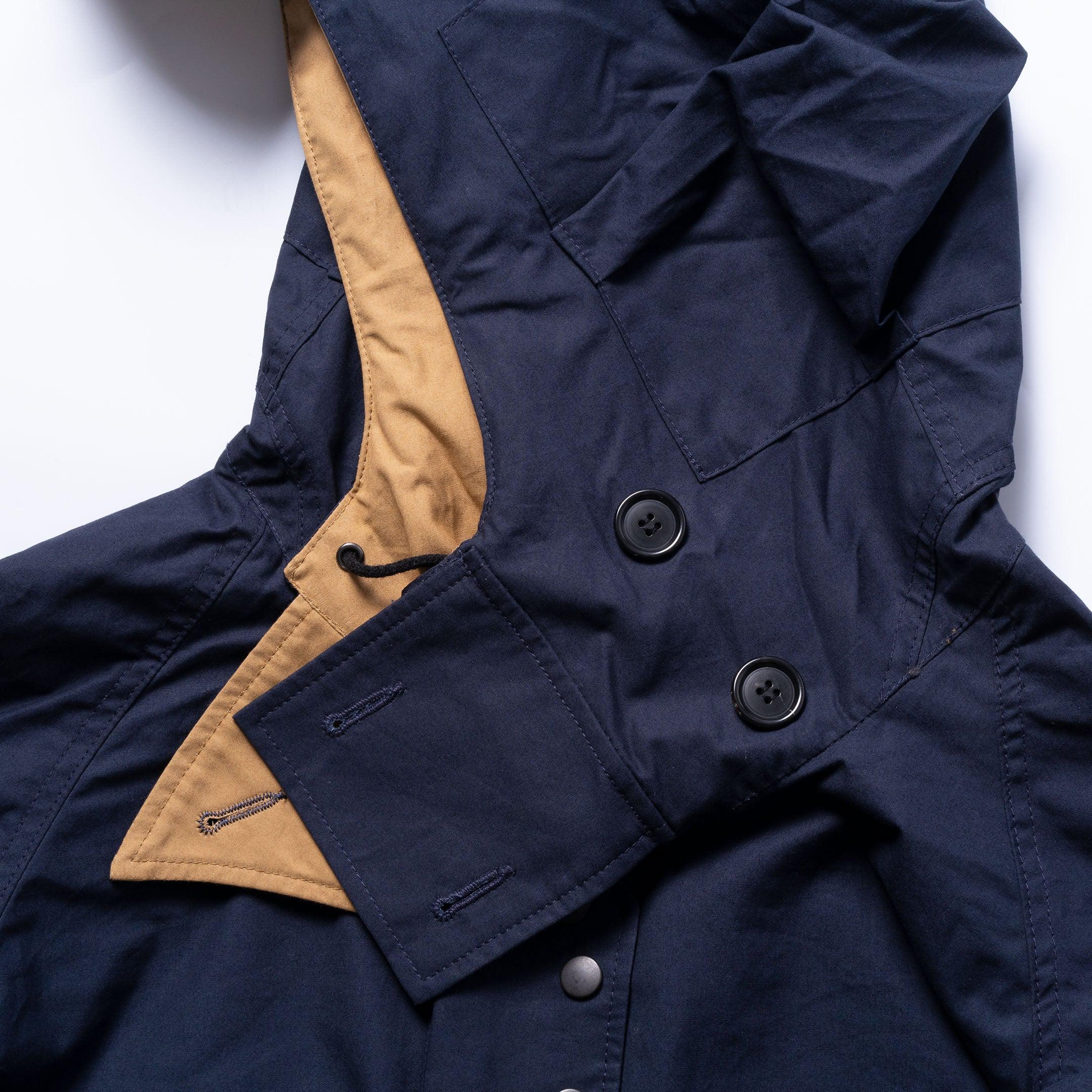 Allevol Reversible Pullover Smock Navy/Beige-Jacket-Clutch Cafe