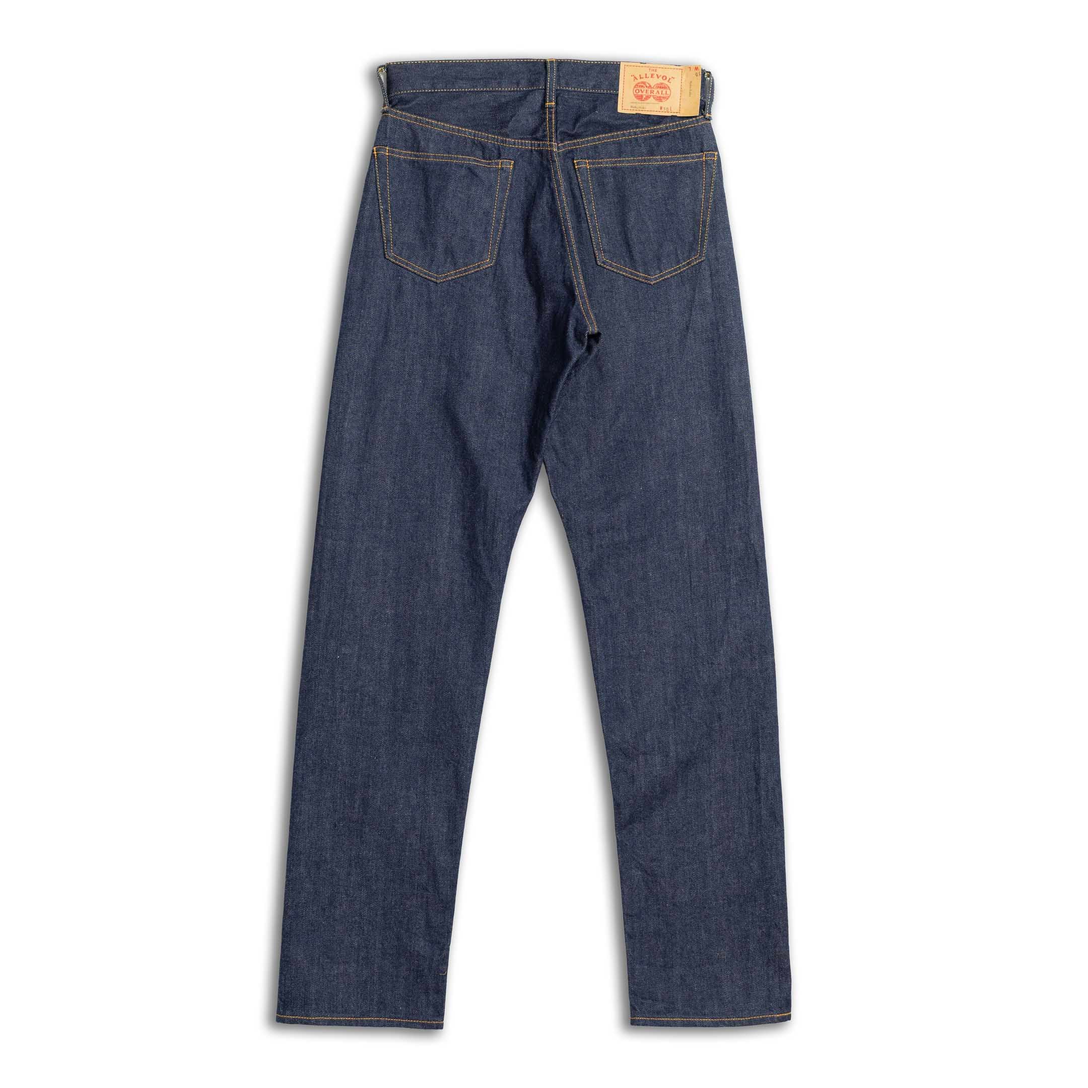 Allevol 'Roku Roku' 66 Denim Jean Natural Indigo-Jean-Clutch Cafe-selvage denim-selfedge denim