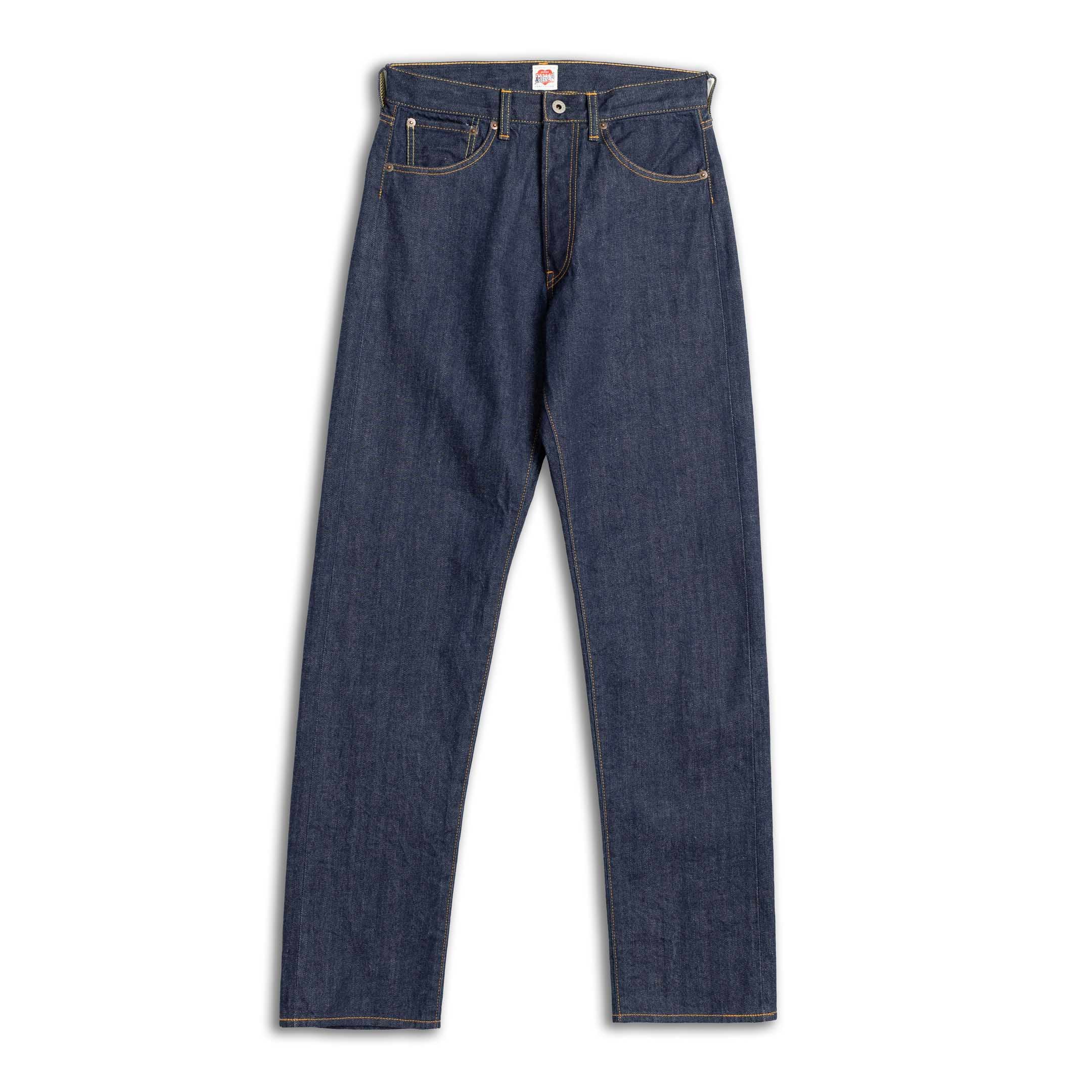 Allevol 'Roku Roku' 66 Denim Jean Natural Indigo-Jean-Clutch Cafe-selvage denim-selfedge denim