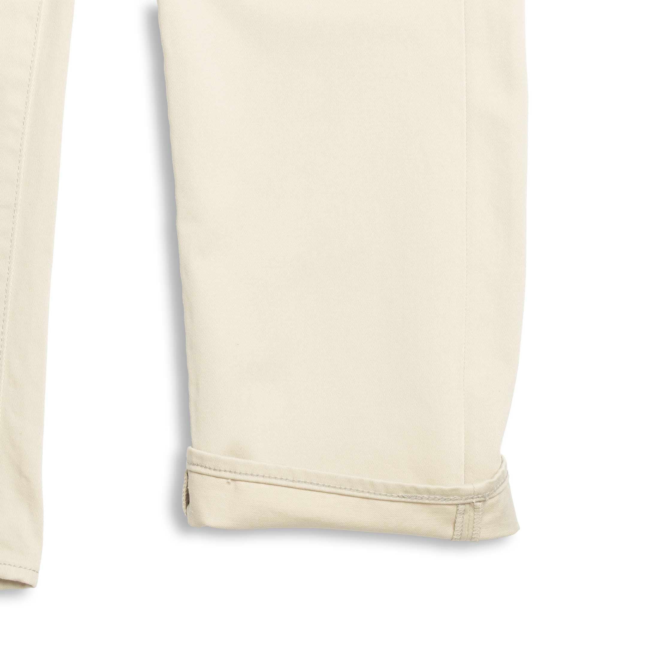 Allevol 'Roku Roku' 66 satin Ivory-Jean-Clutch Cafe