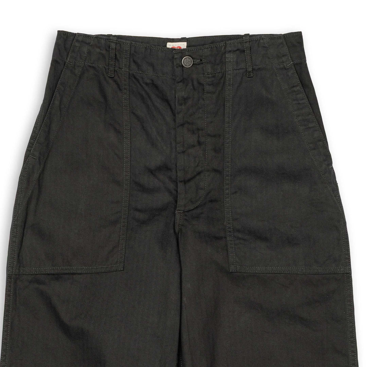 Allevol Baker Pants Black-Trousers-Clutch Cafe