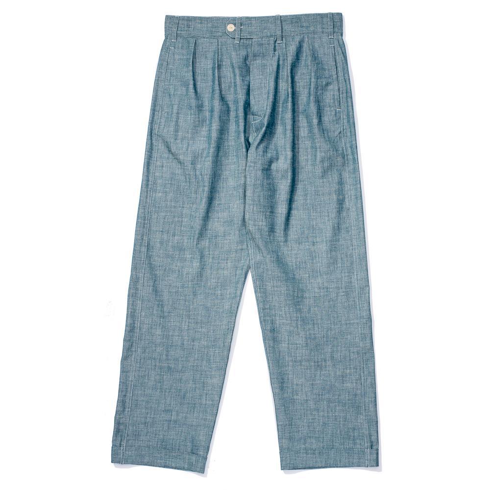 Allevol Brunel Chambray Chino-Trousers-Clutch Cafe