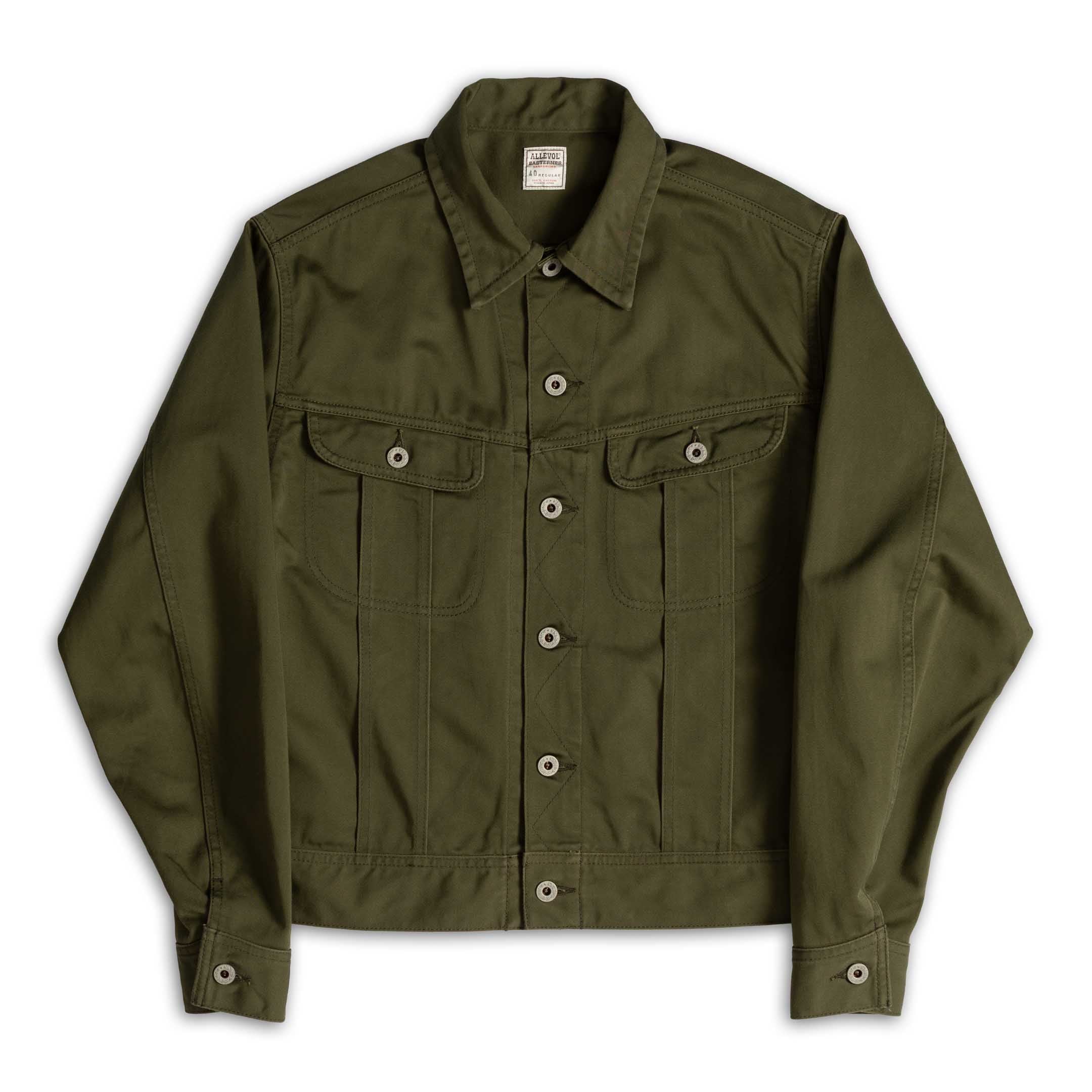 Allevol Easterner Jacket Olive-Jacket-Clutch Cafe
