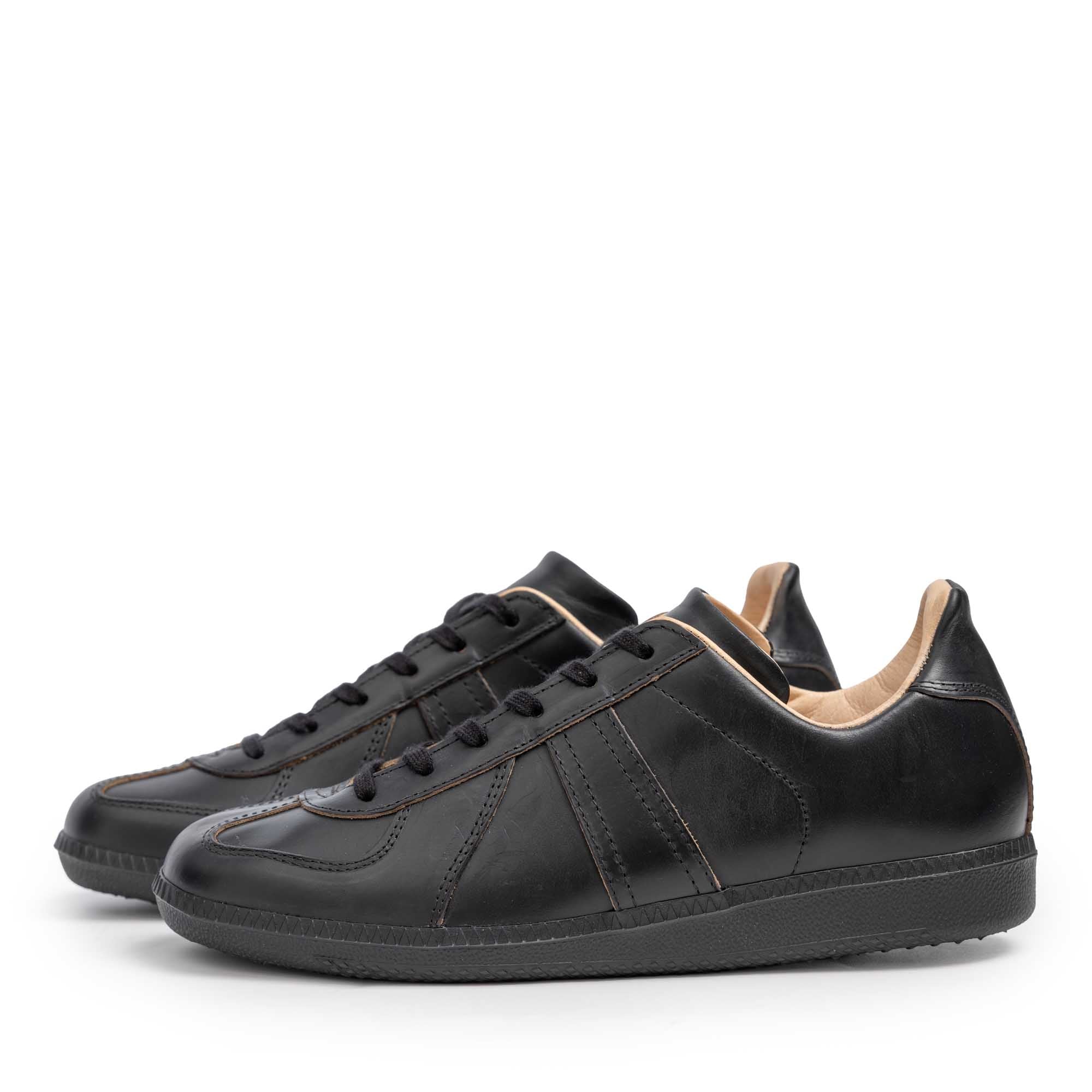 Allevol German Army Trainer (GAT) All Black Horween Chromexcel-Sneaker-Clutch Cafe