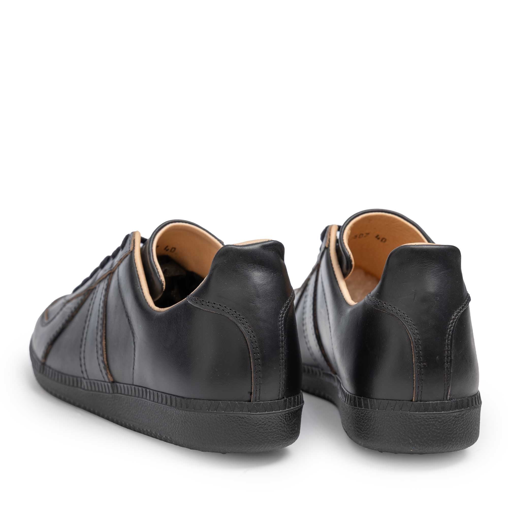 Allevol German Army Trainer (GAT) All Black Horween Chromexcel-Sneaker-Clutch Cafe