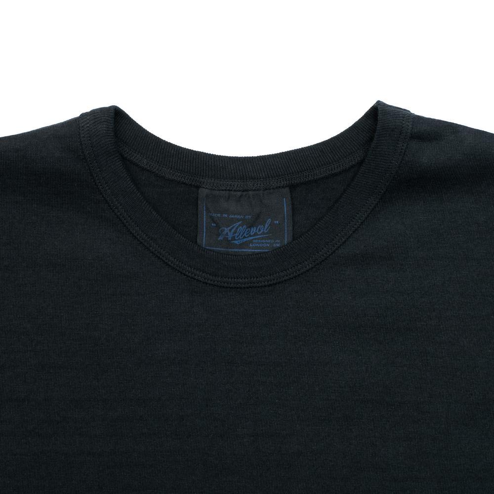 Allevol Heavy Duty Crew Neck Square Pocket T-shirt Black-T-shirt-Clutch Cafe