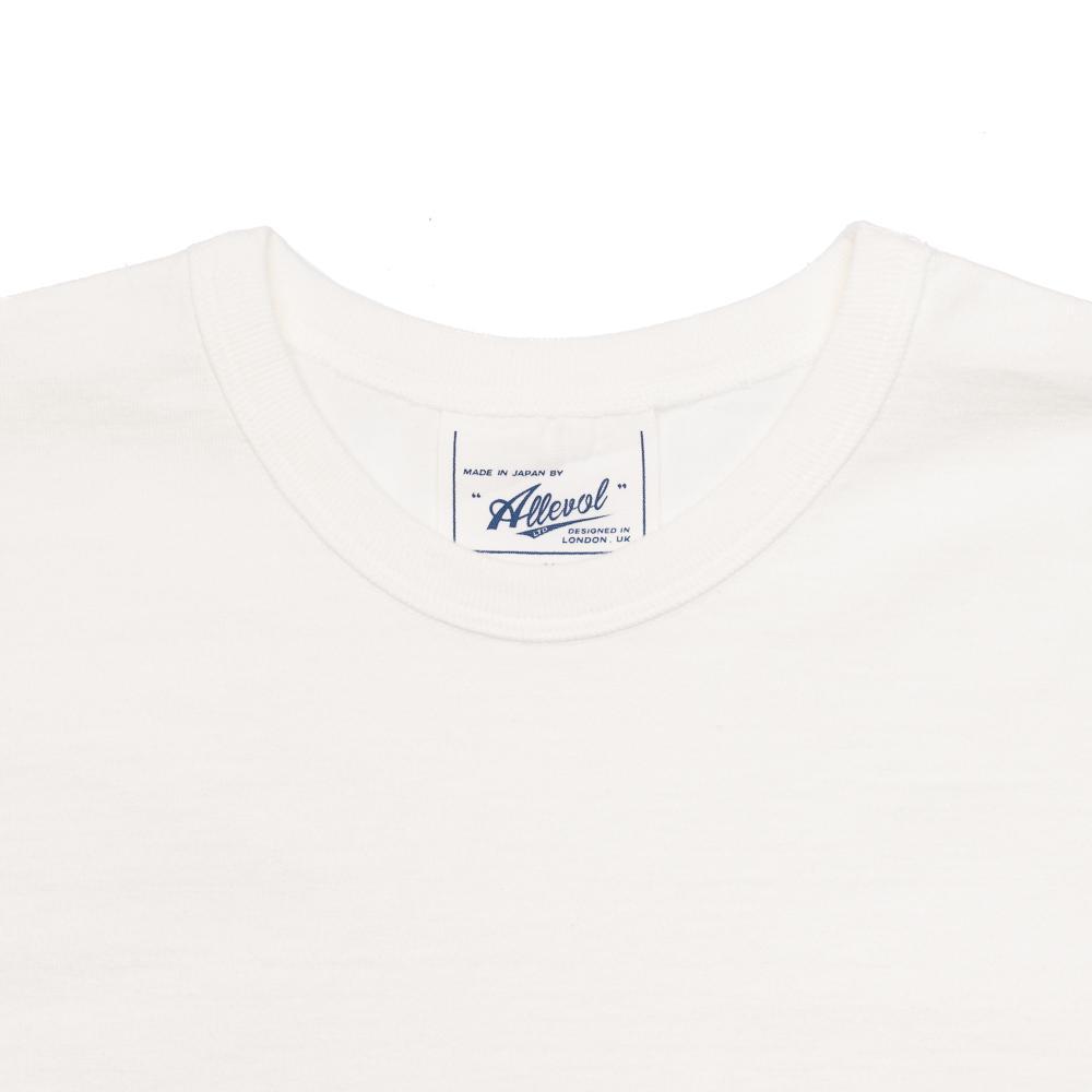 Allevol Heavy Duty Crew Neck Square Pocket T-shirt White-T-shirt-Clutch Cafe