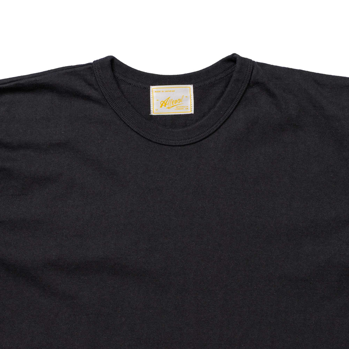 Allevol Heavy Duty Crew Neck T-shirt Cropped Black-T-shirt-Clutch Cafe