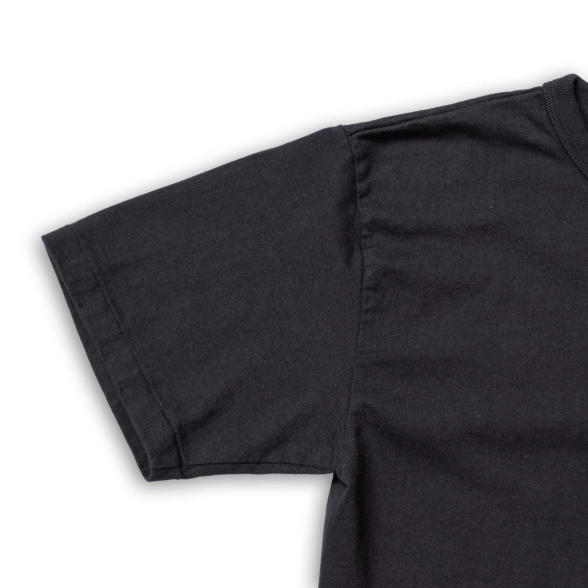 Allevol Heavy Duty Crew Neck T-shirt Cropped Black-T-shirt-Clutch Cafe