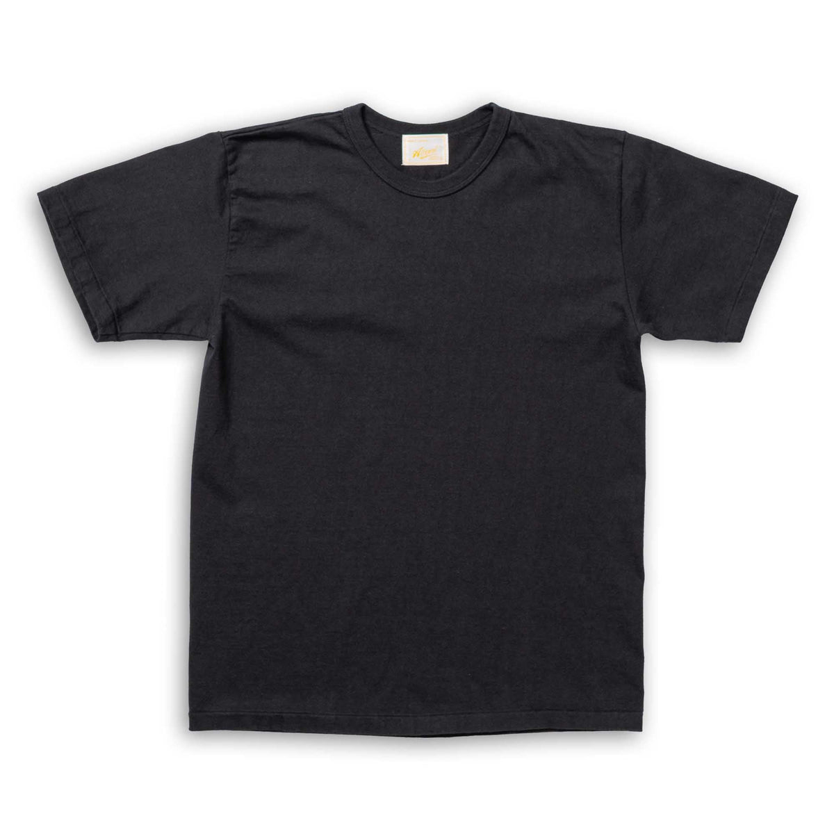 Allevol Heavy Duty Crew Neck T-shirt Cropped Black-T-shirt-Clutch Cafe