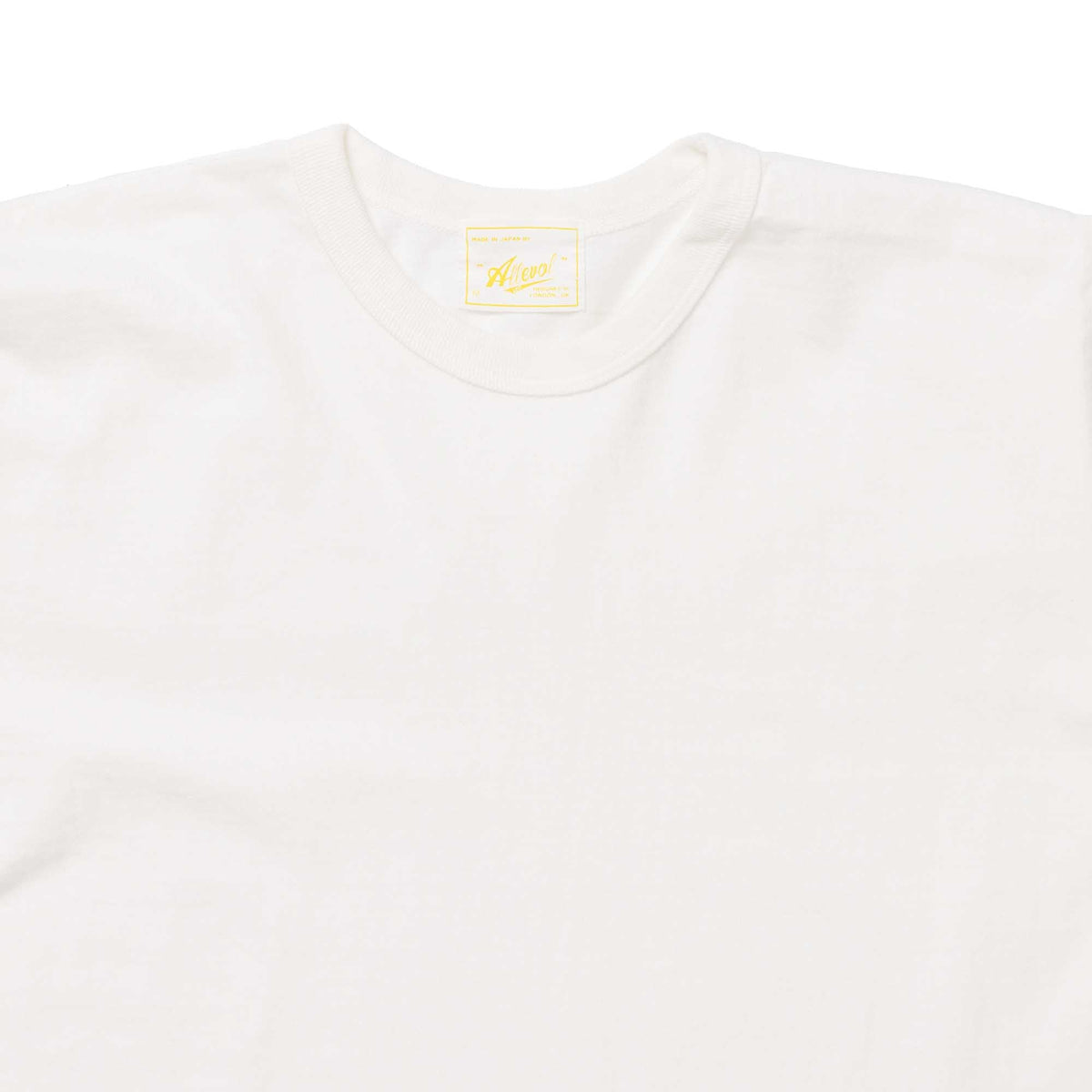 Allevol Heavy Duty Crew Neck T-shirt Cropped White-T-shirt-Clutch Cafe