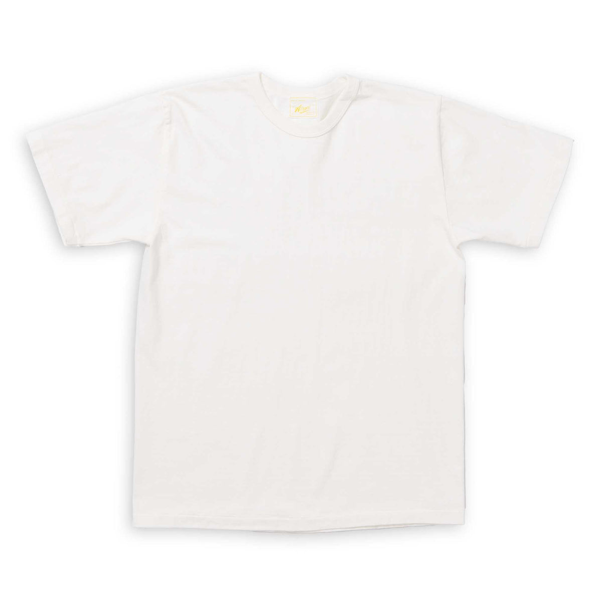 Allevol Heavy Duty Crew Neck T-shirt Cropped White-T-shirt-Clutch Cafe