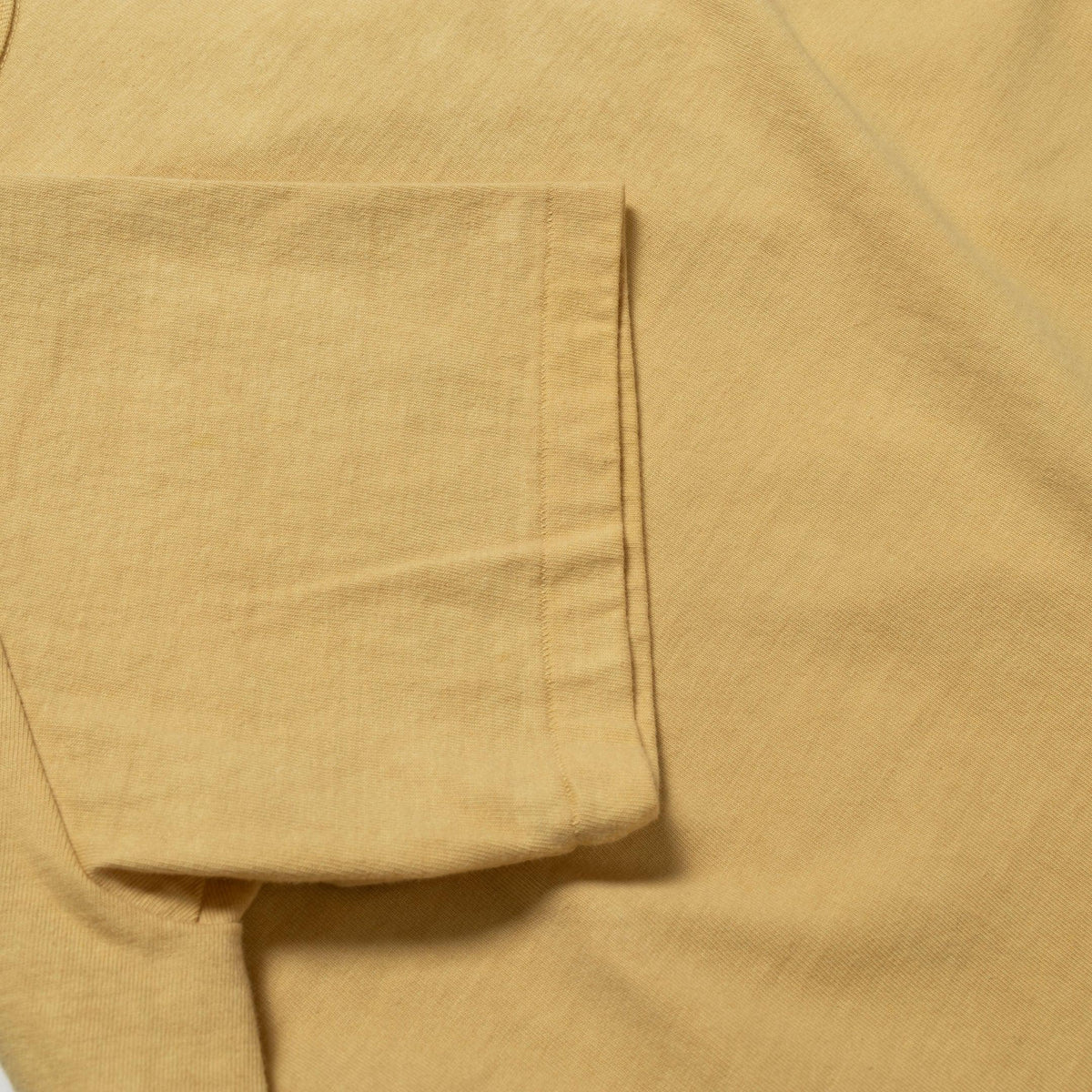 Allevol Heavy Duty Crew Neck T-shirt Hand Dyed Yellow-T-Shirt-Clutch Cafe