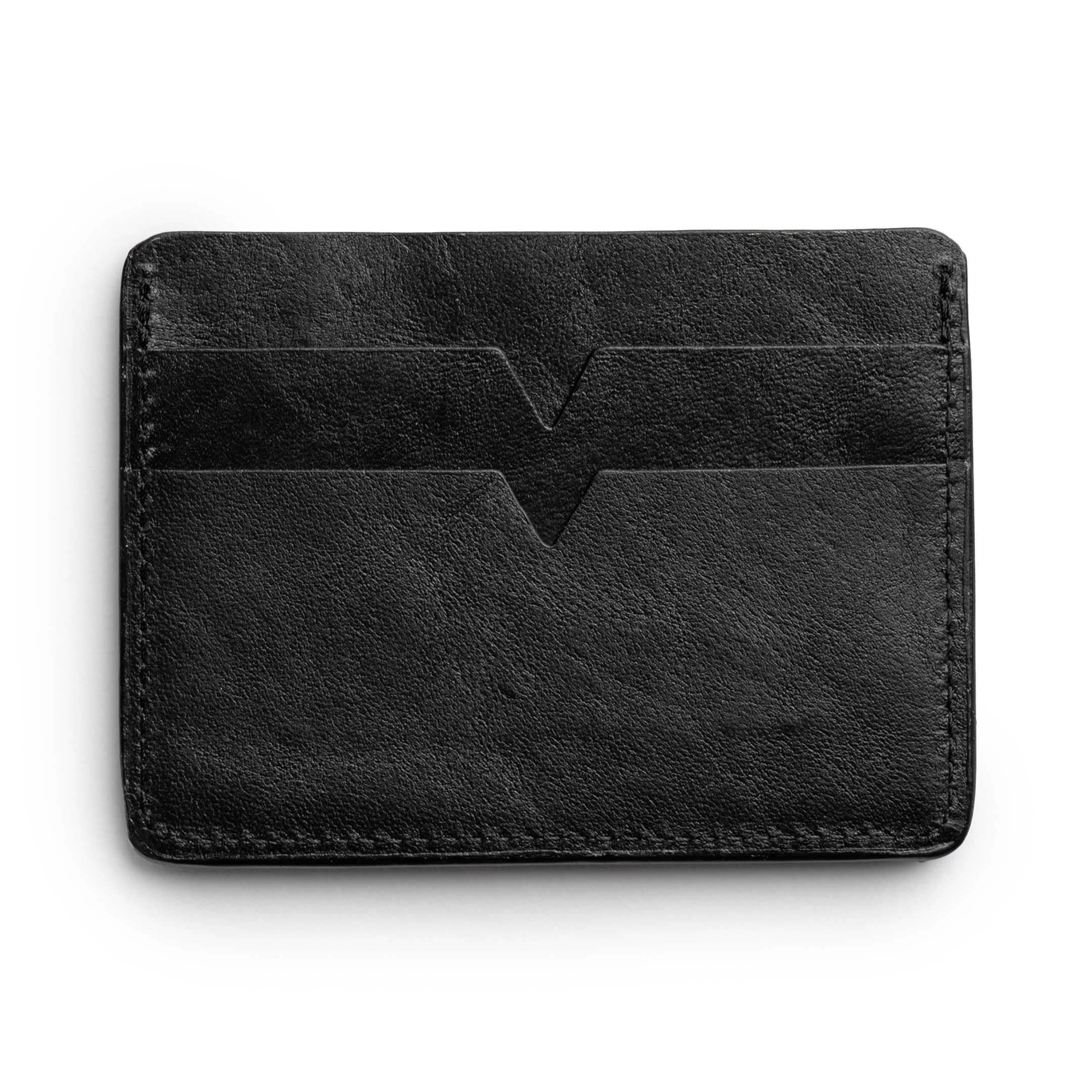 Allevol Leather Card Holder Black-Wallet-Clutch Cafe