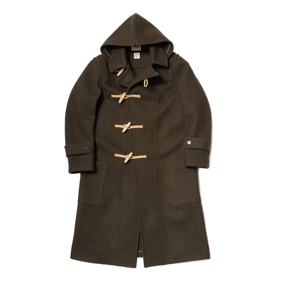 Allevol 'Pat' Duffle Coat Olive-Jacket-Clutch Cafe