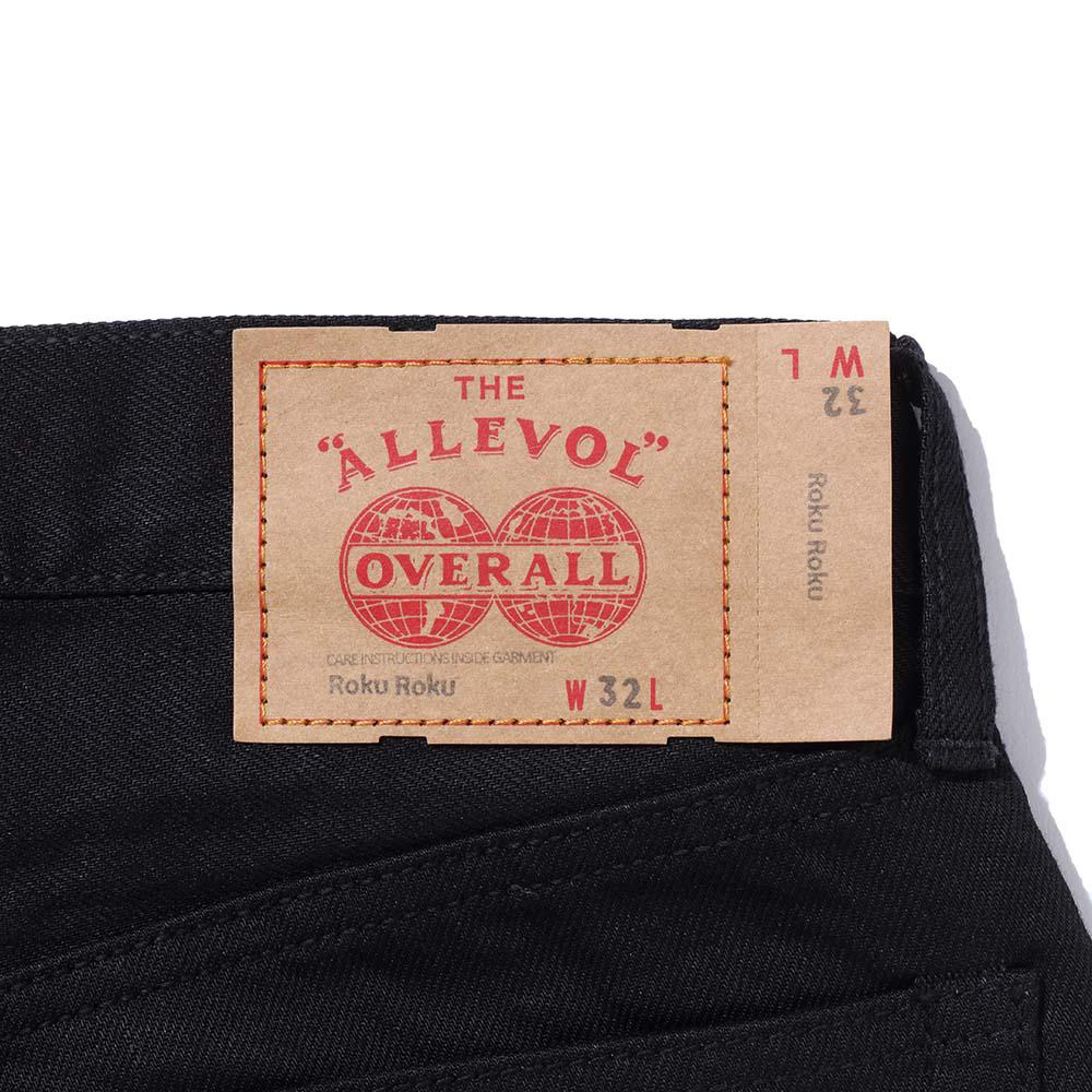 Allevol 'Roku Roku' 66 Denim Jean Black-Jean-Clutch Cafe-selvage denim-selfedge denim