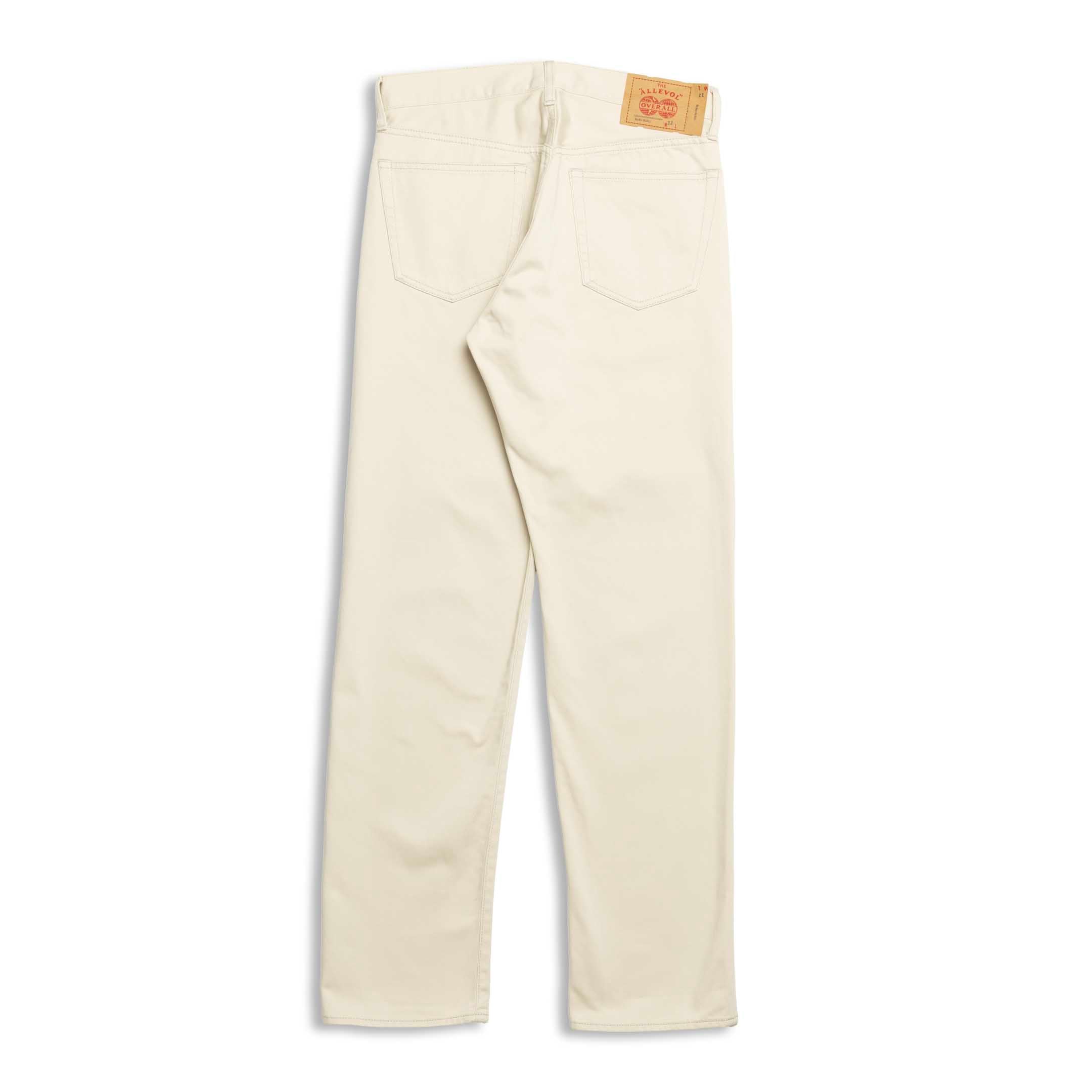 Allevol 'Roku Roku' 66 satin Ivory-Jean-Clutch Cafe