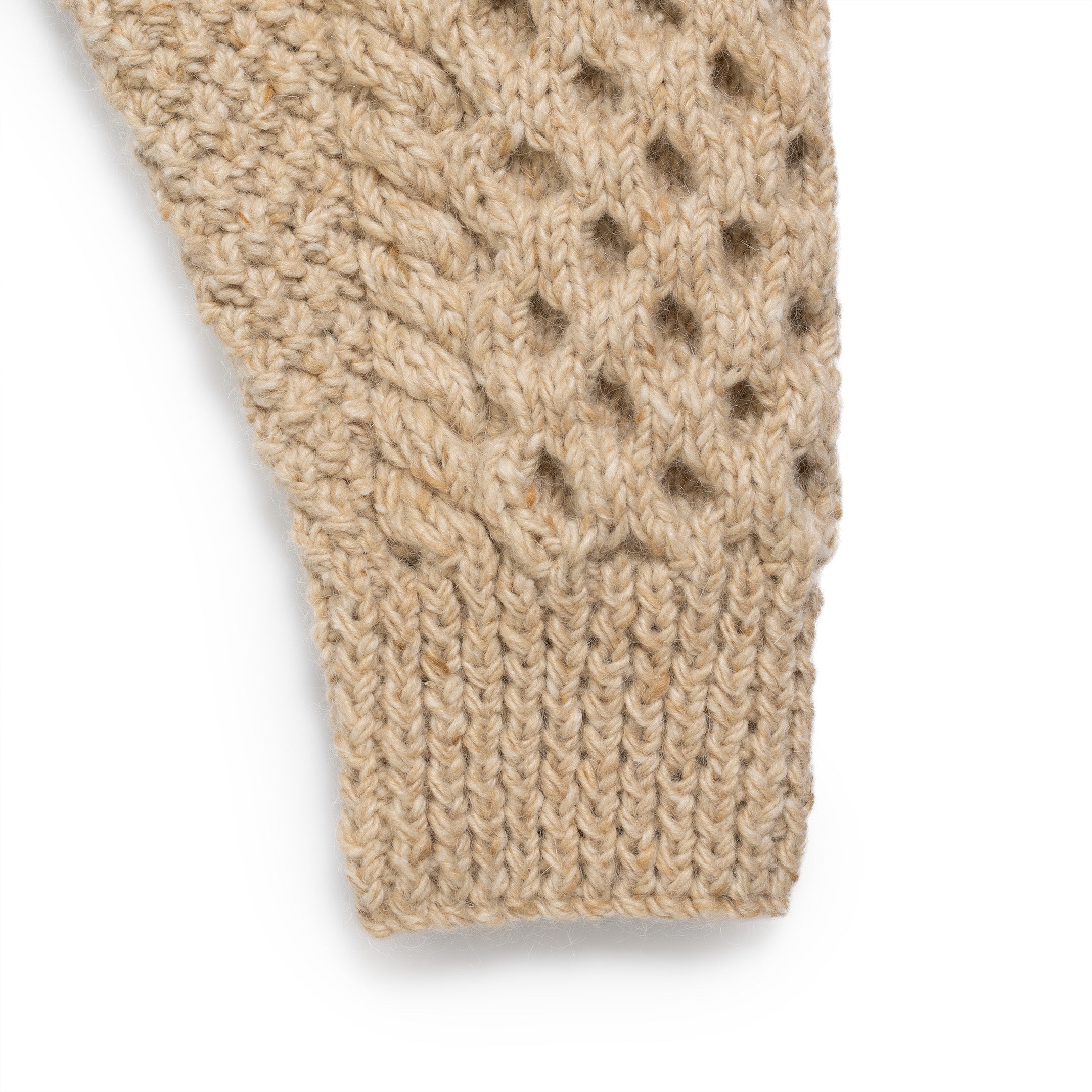 Allevol x Inverallan Shawl Collar Cardigan 6A Long Oatmeal-Knitwear-Clutch Cafe