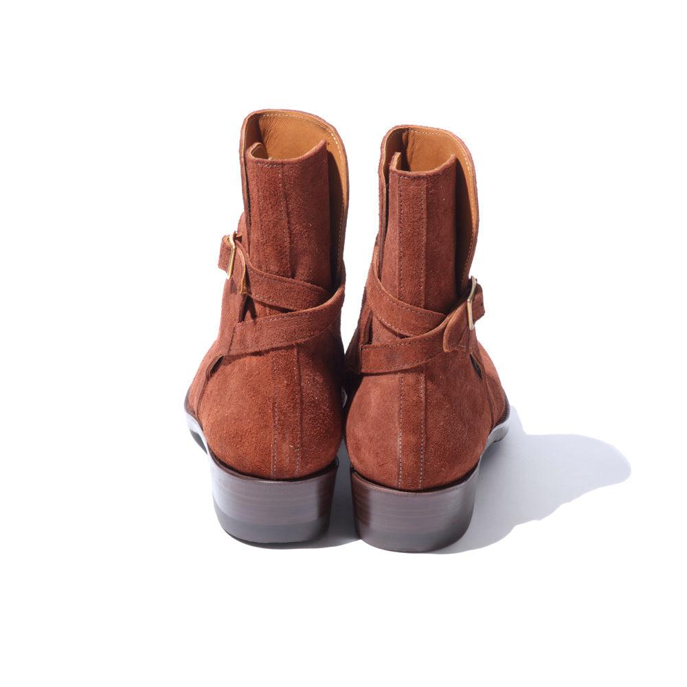 Clinch x Allevol Jodhpur Boots Shinki Horsehide Suede Brown